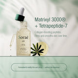 Soraé Veil All-in-One Peptide Serum with Actives 50 mL Korean Skincare, Hydrating, Brightening, Calming, Anti-aging, Niacinamide, Hyaluronic Acid Gentle Daily Serum.